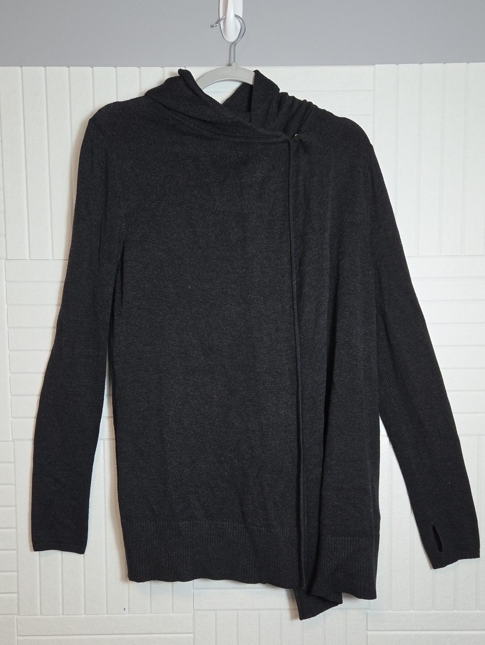 Lululemon Hooded Open Front Cinch Waist Cardigan Sweater Size M/8